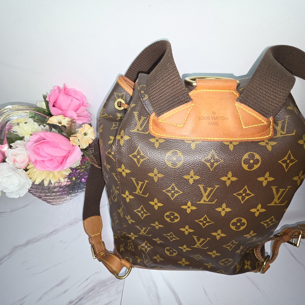 Louis Vuitton Monogram MONTSOURIS GM Backpack | MINT CONDITION ππ - Picture 4 of 14